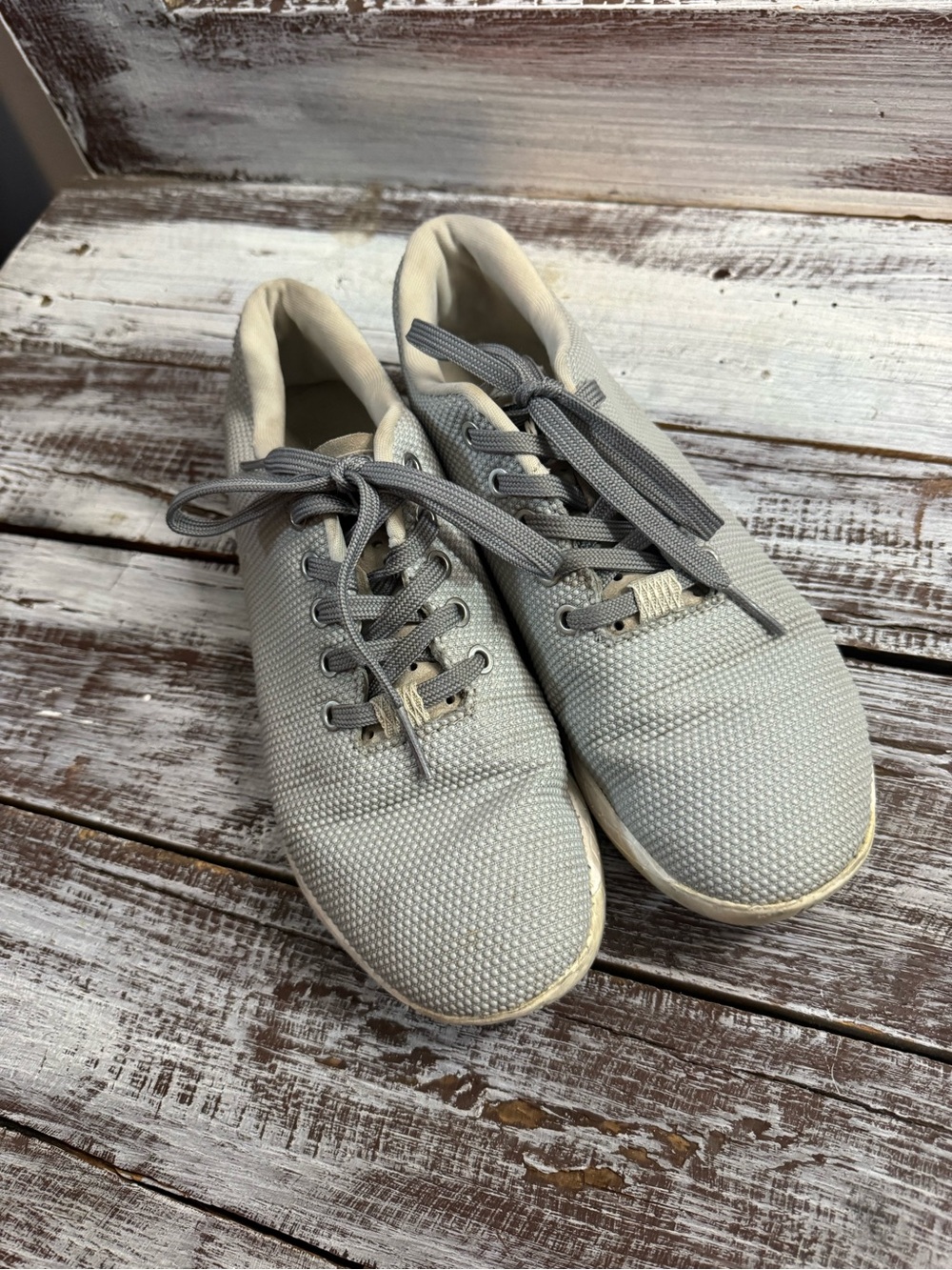NOBULL Light Gray Mesh Trainer Sneakers